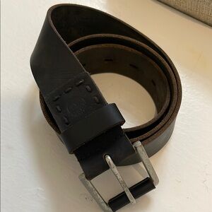 Timberland Black Leather Belt